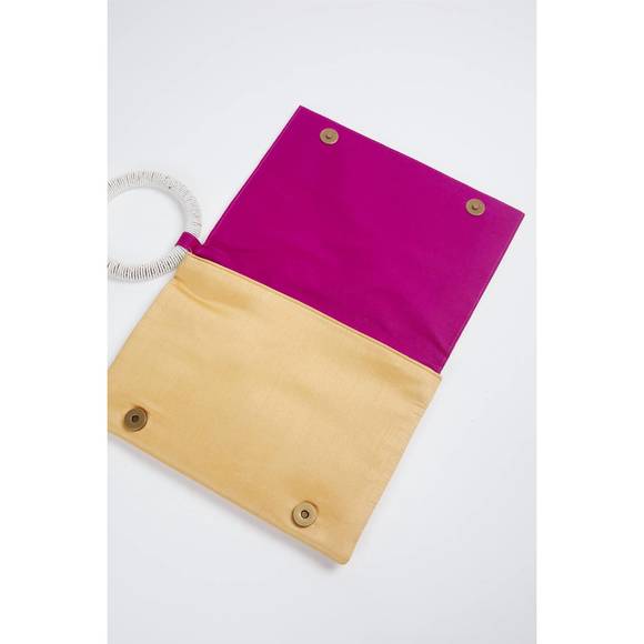 NEW ETHNIQUE etta handmade beaded wristlet in multi - Picture 2 of 3